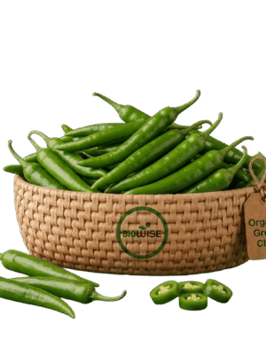 Organic Green Chilli – Naturally Grown by BioWise