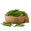 Organic ladies finger Organic Ladies Finger (Okra) – Naturally Grown by BioWise