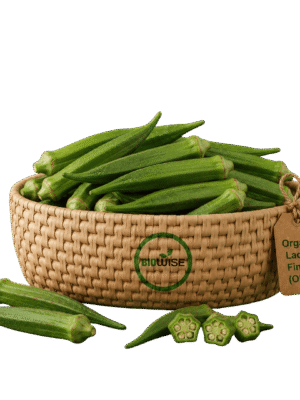 Organic ladies finger Organic Ladies Finger (Okra) – Naturally Grown by BioWise