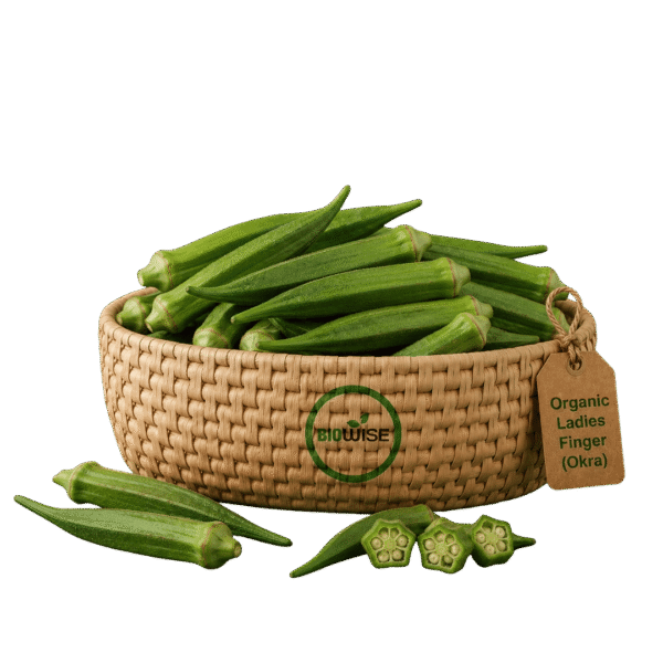Organic ladies finger Organic Ladies Finger (Okra) – Naturally Grown by BioWise