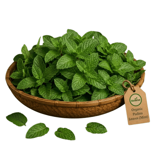 Organic Pudina Leaves (Mint) – Naturally Grown by BioWise Organic Pudina Leaves (Mint) – Naturally Grown by BioWise