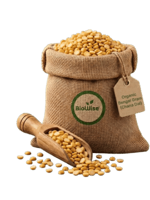 Organic Bengal Gram (Chana) Organic Bengal Gram (Chana Dal) – Naturally Grown by BioWise