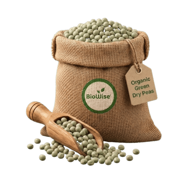 Organic Dry Green Peas – Naturally Grown by BioWise