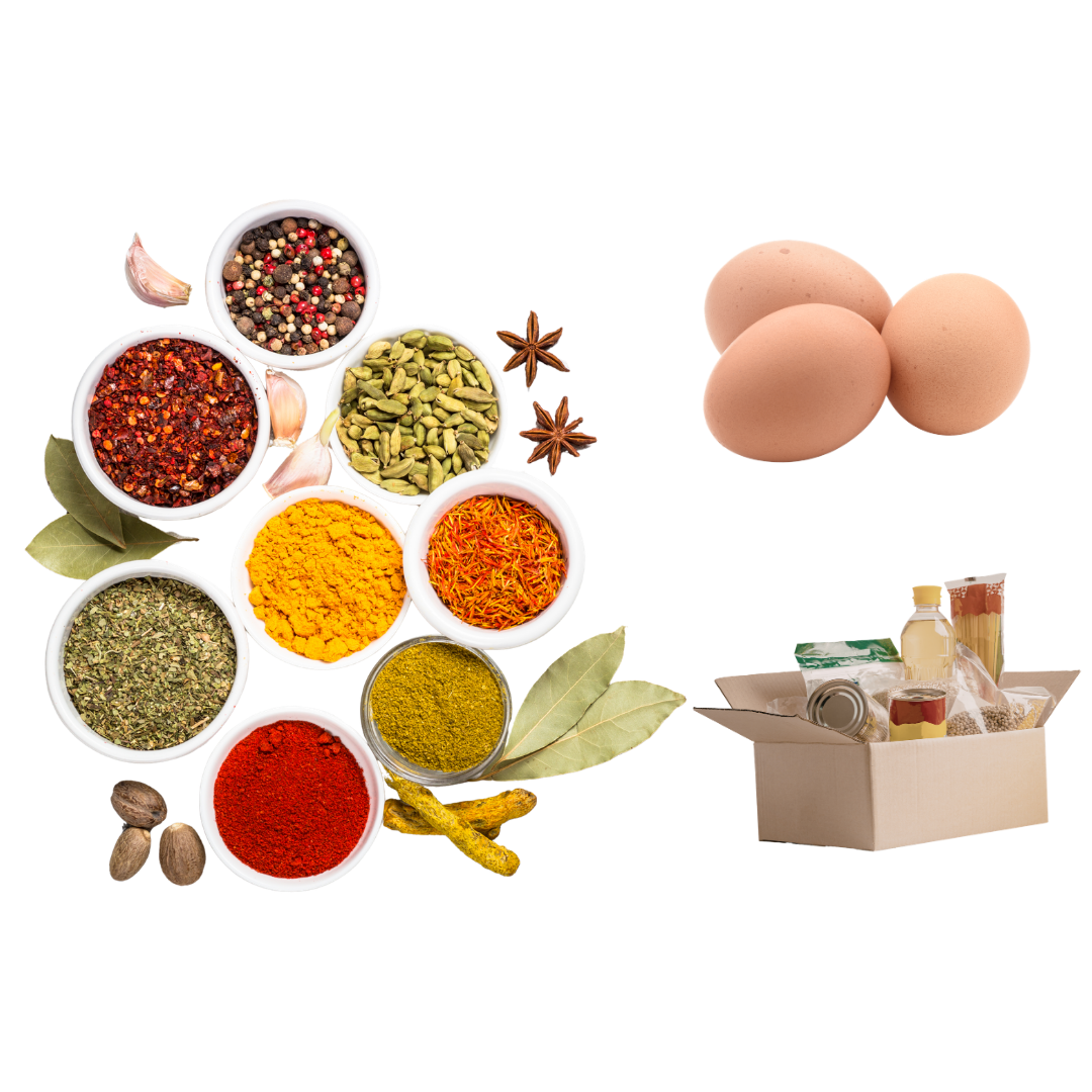 Organic Spices, Eggs & Essentials