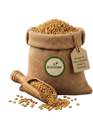 Organic Fenugreek Seeds (Methi) Organic Fenugreek Seeds (Methi) – Naturally Grown by BioWise