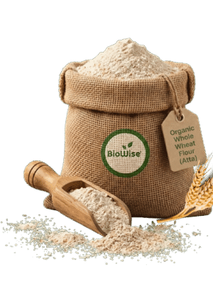 Organic Whole Wheat Flour (Atta) Organic Whole Wheat Flour (Atta) – Naturally Grown by BioWise